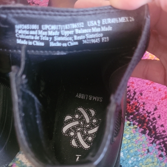 Sam & Libby Black Ankle Chelsea Boots - Picture 5 of 12